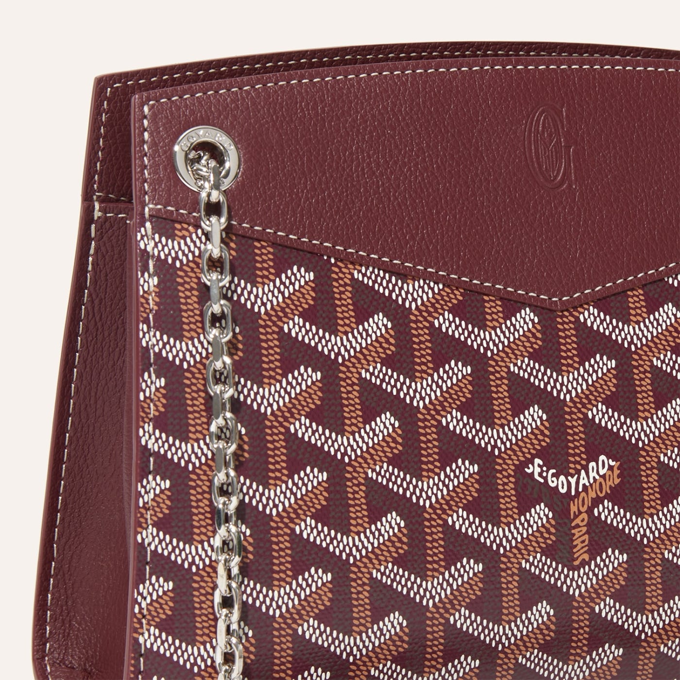 Goyard Rouette Structure Mini Bag Bordeaux - Image 5
